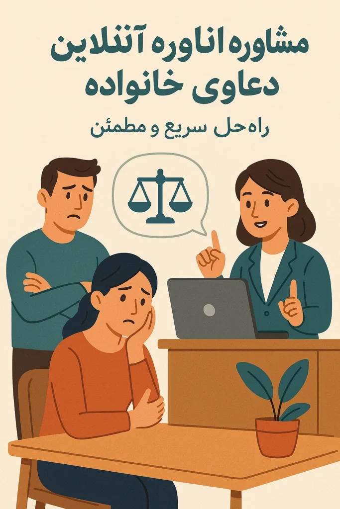 مشاوره آنلاین دعاوی خانواده - راه‌حل سریع و مطمئن