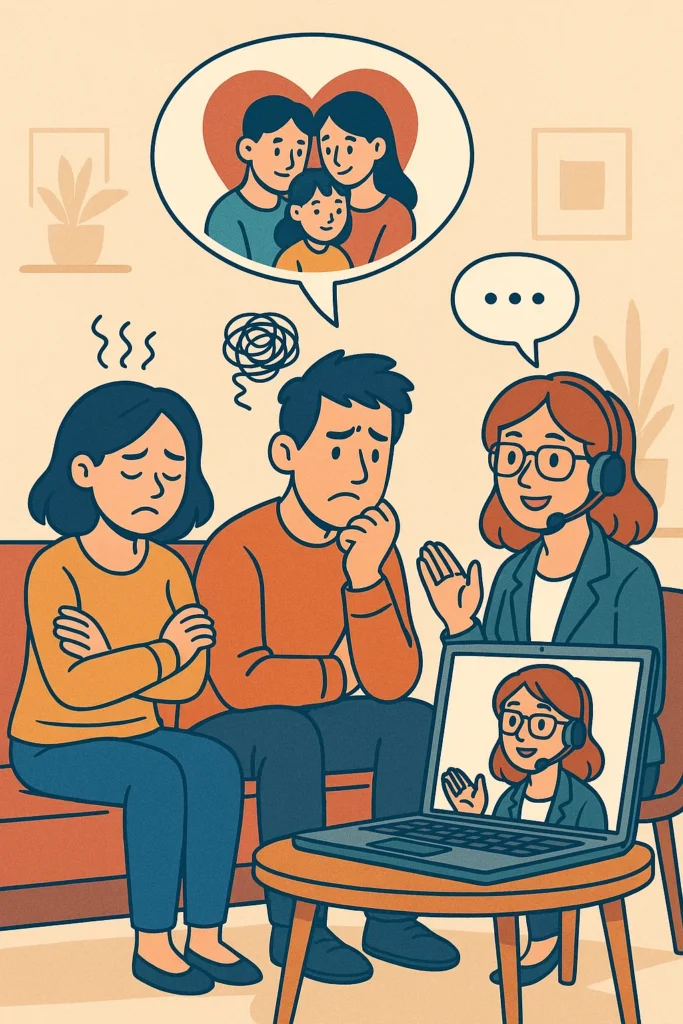 مشاوره آنلاین مشکلات خانوادگی