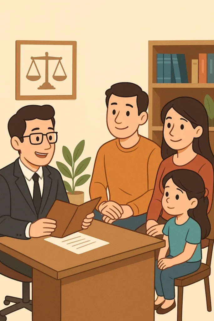 وکیل خانواده حضوری